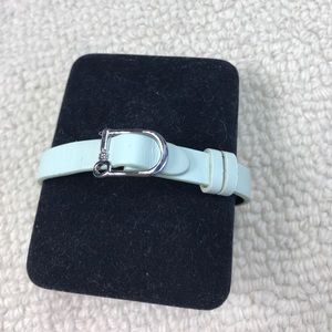 Keep Collective Single Leather Band Mint/Steel